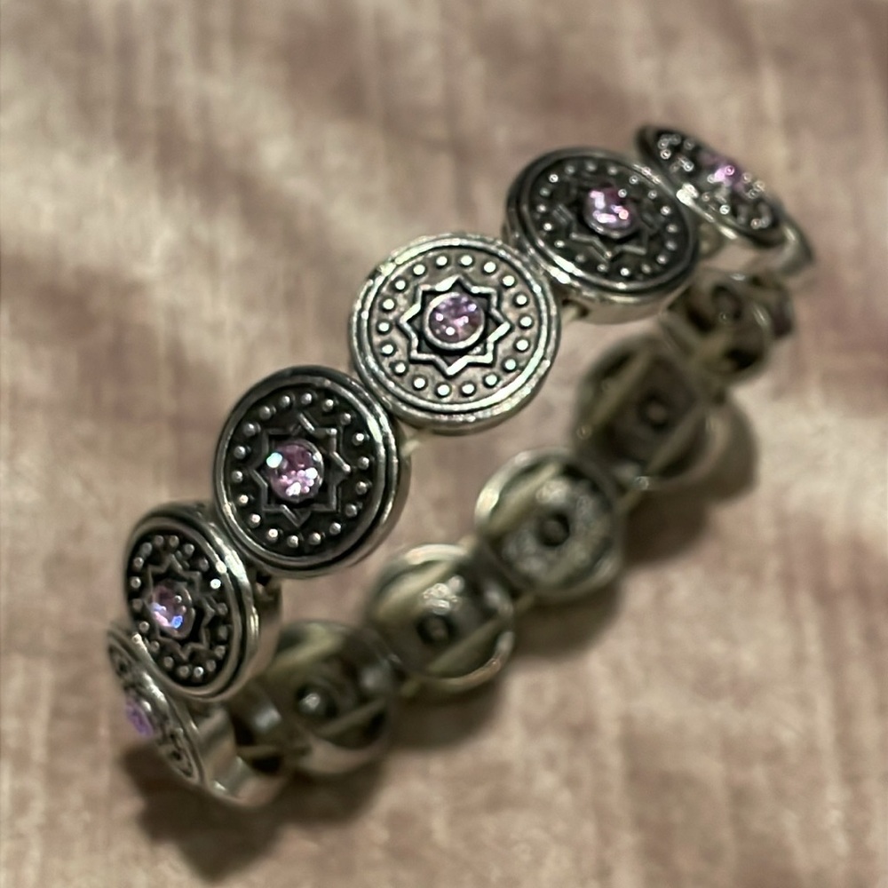 Moroccan Style Geometric Stretch Bracelet 6-7”